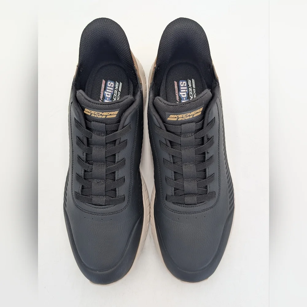 BOBS By Skechers™ Sz 12 Hands Free Slip-On Blk Sneaker Comfort Sole Heel Pillow - Picture 14 of 17